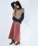 ストレッチコーデュロイ スカート